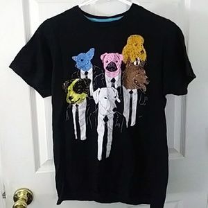 Threadless Off The Reservoir Black Graphic Tee Shi